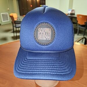 South Dakota Stitched Patch Trucker Mesh Snapback Hat Cap